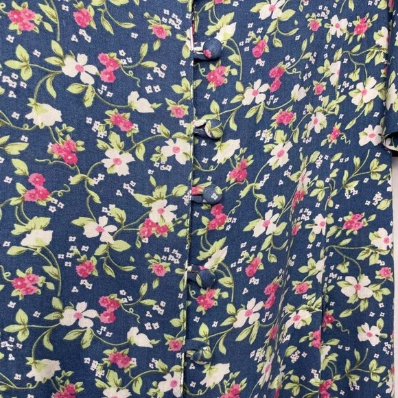 Vintage 90s Floral Romper - Picture 5 of 11